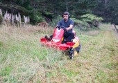 Canycom CMX2402 Action Shot Mowing Long Grass