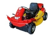 Clearcut mower on white background facing left