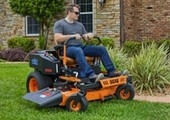 It is extremely fun and easy to drive an electric zero turn mower like the Scag EVZ