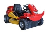 Clearcut mower on white background facing right