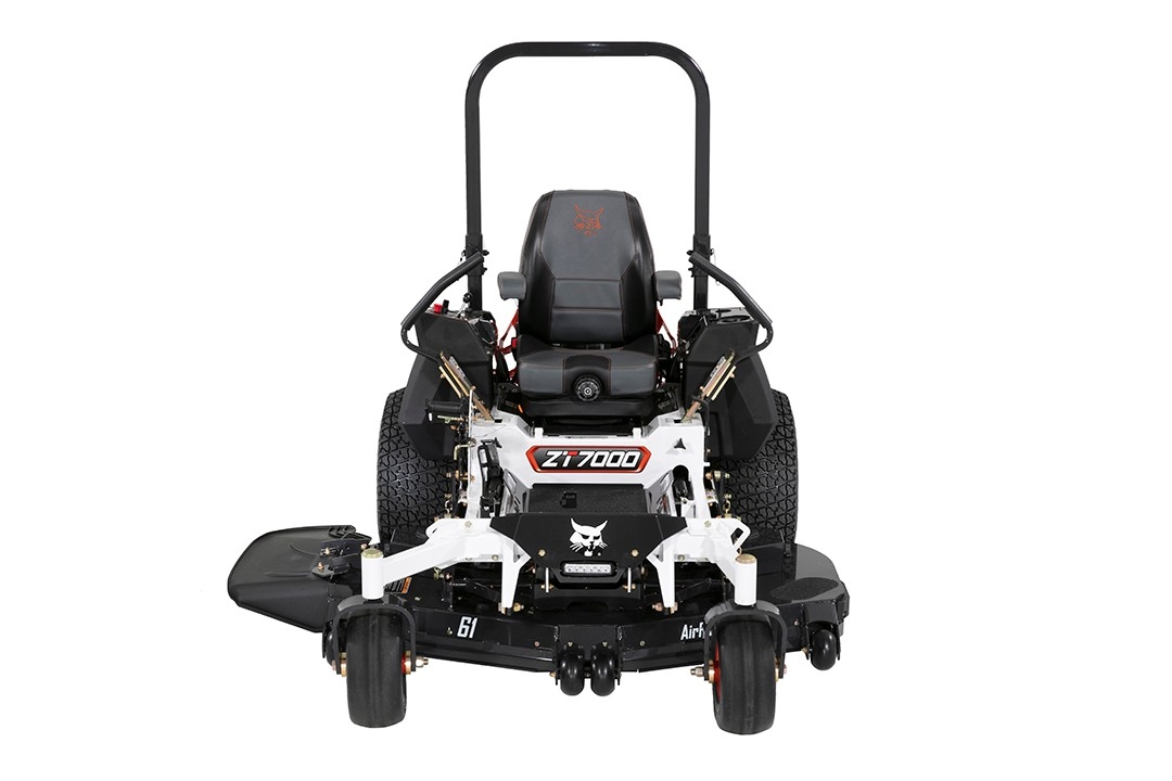 Clearcut mower on white background front view
