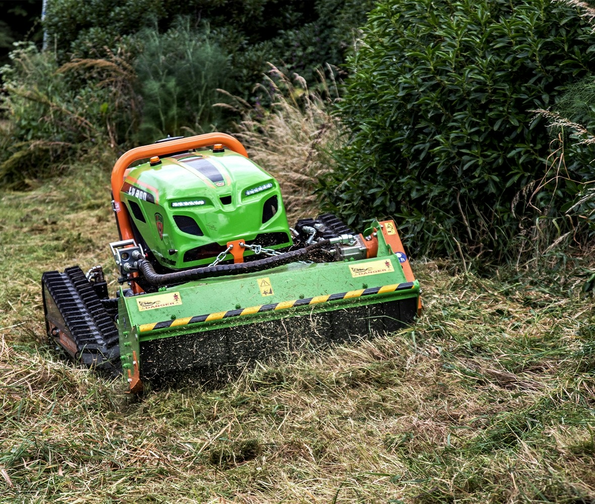 Robotic and remote controlled mowers